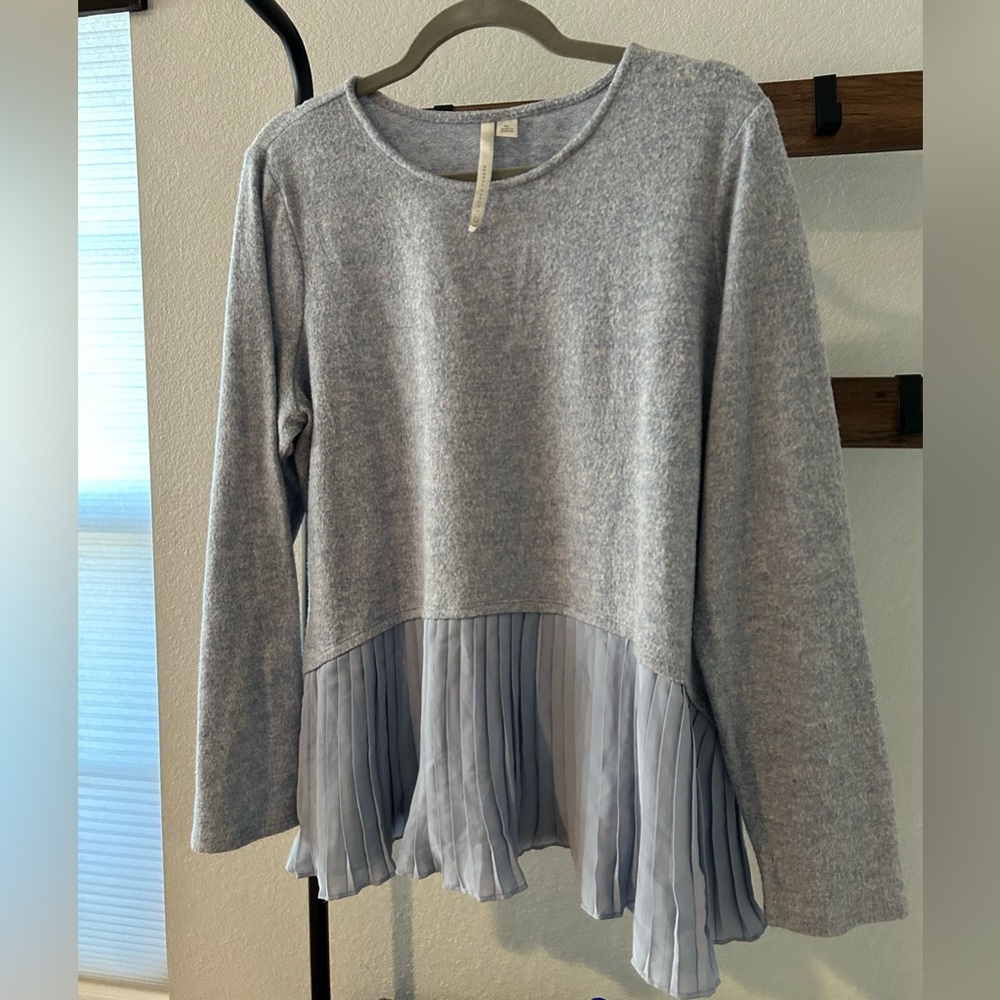 Mixed media sweater